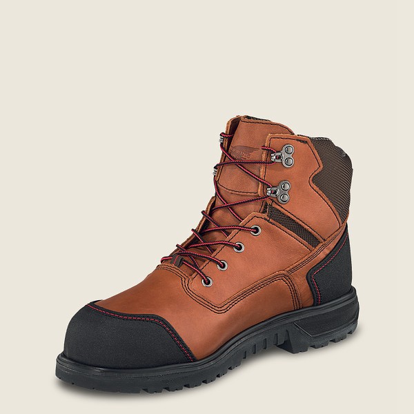 Bottes de Sécurité Red Wing - Brnr Xp - 6-Inch Waterproof Toe - Marron/Noir - Homme 308EFPBUS